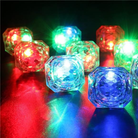 Flashing Led Light up Rings Bachelorette Party Favors Ring Toys Grow in The Dark - Picture 3 of 7